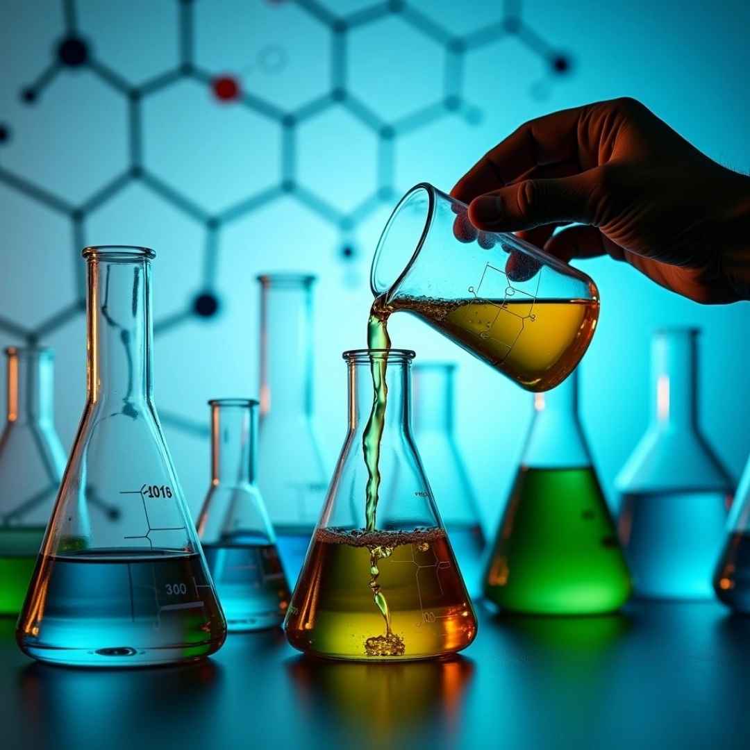 a hand with the beacon for the chemical industry image 